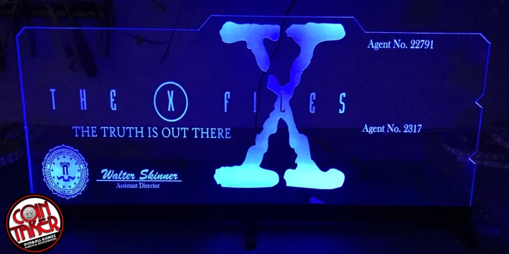 X FILES PINBALL TOPPER