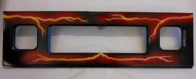 AC/DC RED & YELLOW LIGHTNING SPEAKER PANEL - CoinTaker