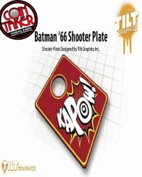 BATMAN '66 KAPOW SHOOTER PLATE