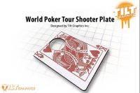 WORLD POKER TOUR "KING OF HEARTS" SHOOTER PLATE