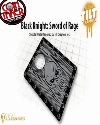 BLACK KNIGHT SWORD OF RAGE SHOOTER PLATE