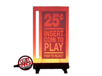 COIN SLOT LED SIGN