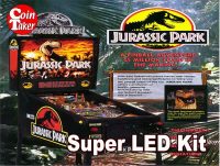 2. JURASSIC PARK Data East 1993 LED Kit w Super LEDs