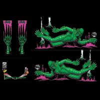 CREATURE FROM THE BLACK LAGOON CABINET DECALS