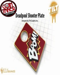 DEADPOOL 3D "BOOM" SHOOTER PLATE
