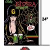 ELVIRA AND THE PARTY MONSTERS FRAMED BANNER