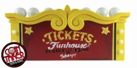 FUNHOUSE METAL PINBALL TOPPER