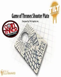 GAME OF THRONES SHOOTER PLATE