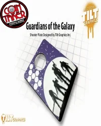 GUARDIANS OF THE GALAXY 3D SHOOTER PLATE