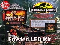 3. JURASSIC PARK Data East 1993 LED Kit w Frosted LEDs