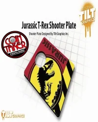 JURASSIC T-REX SHOOTER PLATE