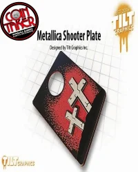 METALLICA 3D SHOOTER PLATE