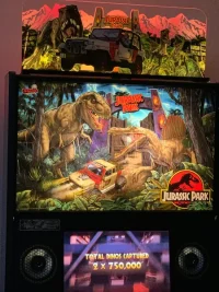 JURASSIC PARK JEEP PINBALL TOPPER