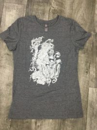 SLIM FIT LIGHT GREY STERN WIZARD T-SHIRT