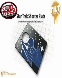 STAR TREK SHOOTER PLATE