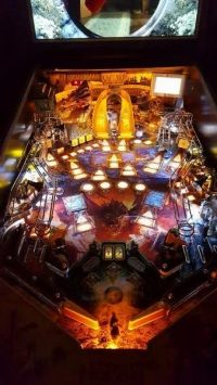 The Hobbit Pinball LED Strip Backboard and Trough Light Set Kit GOLD