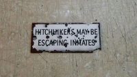 TWD Prison Hitchhiker Sign