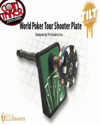 WORLD POKER TOUR SHOOTER PLATE