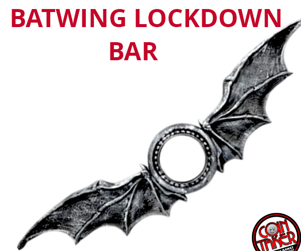 Batwing Lockdown Bar - Black and White