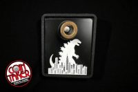 GODZILLA B/W SHOOTER PLATE