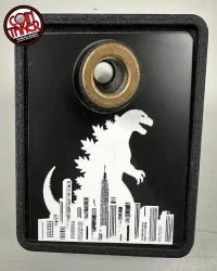 GODZILLA B/W SHOOTER PLATE