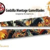 GODZILLA: MONTAGE 4 COLOR GAMEBLADES