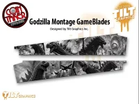 GODZILLA: MONTAGE B/W GAMEBLADES