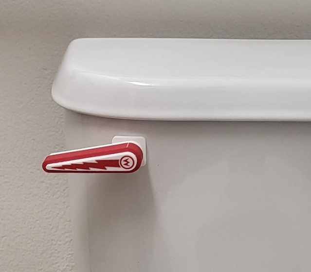 PIN-FLUSH: FLIPPER TOILET LEVER ASSEMBLY - Image 5