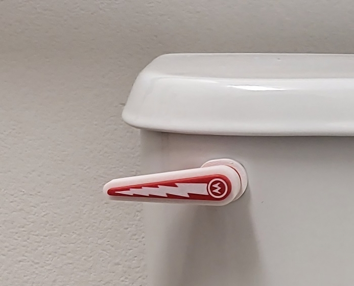PIN-FLUSH: FLIPPER TOILET LEVER ASSEMBLY - Image 4
