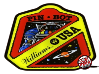 PIN*BOT RED BADGE PIN-SIGN