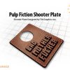 PULP FICTION SHOOTER PLATE