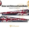 THE WHO TOMMY: UNION JACK DISTRESSED GAMEBLADES