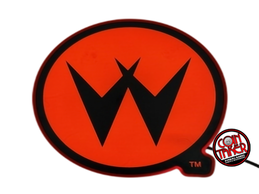 WILLIAMS WINGED W LOGO RED PIN-SIGN