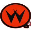 WILLIAMS WINGED W LOGO RED PIN-SIGN