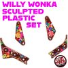 WILLY WONKA SCULPTED PLASTIC SET