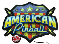 AMERICAN PINBALL SHEILD PIN-SIGN