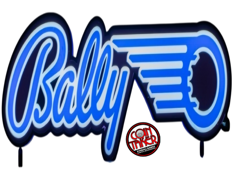BALLY PINBALL LOGO PIN-SIGN