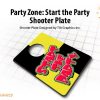 PARTY ZONE START THE PARTY SHOOTER PLATE