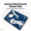 AMERICA'S MOST HAUNTED SHOOTER PLATE