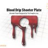 ELVIRA BLOOD DRIP SHOOTER PLATE