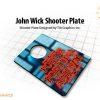 JOHN WICK FORUNE FAVORS THE BOLD SHOOTER PLATE