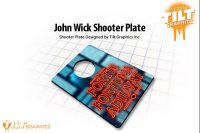 JOHN WICK FORUNE FAVORS THE BOLD SHOOTER PLATE