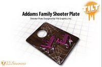 THE ADDAMS FAMILY WOOD GRAIN SHOOTER PLATE