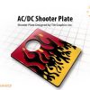 AC/DC FLAMES SHOOTER PLATE