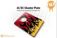 AC/DC FLAMES SHOOTER PLATE