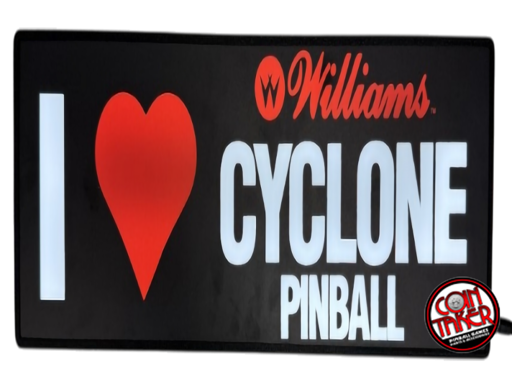 CYCLONE BUMPER STICKER PIN-SIGN
