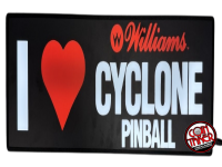 CYCLONE BUMPER STICKER PIN-SIGN
