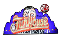 FUNHOUSE CABINET LOGO PIN-SIGN