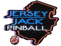 JERSEY JACK PINBALL LOGO PIN-SIGN