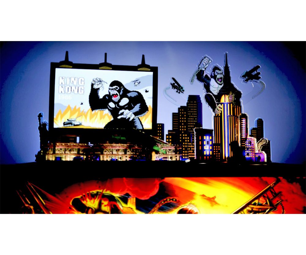 KING KONG 8TH WONDER PINBALL TOPPER DEPOSIT BY ELECTRIC PLAYGROUND